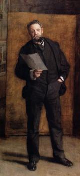 托馬斯 伊肯斯 Portrait of Leslie W. Miller 托馬斯 伊肯斯 Portrait of Leslie W. Miller